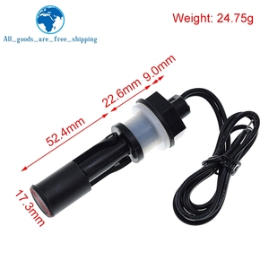 TZT 1 Uds tanque piscina interruptor de nivel de agua Horizontal Sensor de nivel de líquido PP interruptor de flotador de bola de plástico para Arduino