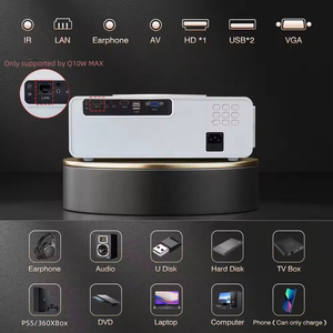 4k 28000 lümen projektör Everycom Q10W Max akıllı WIFI LCD Android HD led projektör 4k projektör ev sineması Video Projecteur - Product Image 6