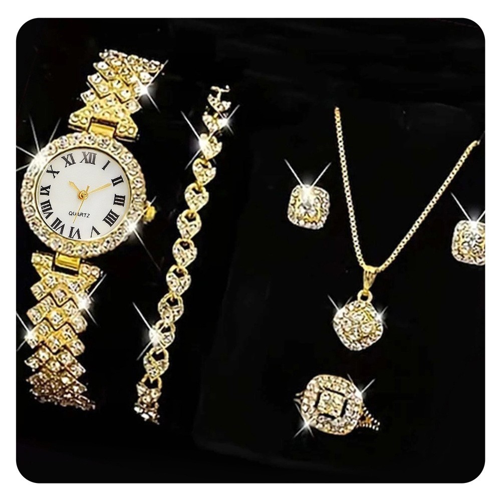Gold A5 gold + three gold diamonds square shape (no box)