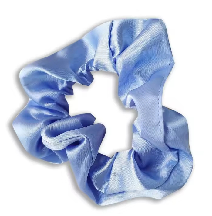 Blue hair ties
