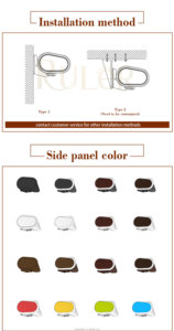 Üstün kaliteli ticari kahve dükkanı geri çekilebilir açık tente PVC pencere veranda ve balkon için beyaz çerçeve ile motorlu - Product Image 6