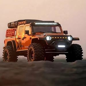 รถบังคับวิทยุแบบไต่หิน RC Emo 1:8น้ำหนักเบา4WD สองระดับทำจากไนลอนเสริมแรงไฟ LED เกรดมืออาชีพ - Product Image 3