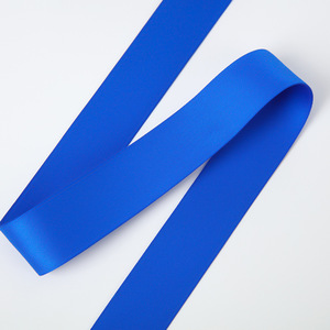 <span class=keywords><strong>2025</strong></span>新品上市40毫米4厘米缎带双面纯色涤纶定制标志印花缎带装饰