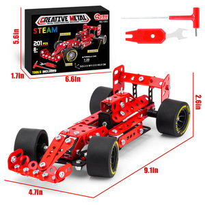 Kids Educational Science Assembly Game Toy Set a Mazon 2024 Hot Sale Military Metal Aircraft Plane Building Blocks Toy <strong>Model</strong> <strong>Kit</strong> - Product Image 1