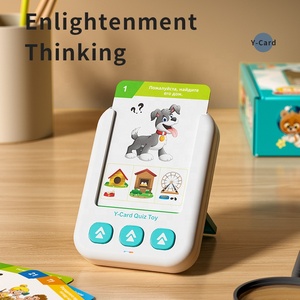 Educational <strong>Learning</strong> Talking Flash Cards Set Russian Cards Reading <strong>Machine</strong> Multiple <strong>Languages</strong> <strong>Learning</strong> <strong>Machine</strong> Pocket Speech Toy - Product Image 2