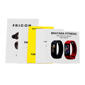Fabrika özel tasarım renk kağıt servis ürünleri ambalaj talimatı kullanım kılavuzu katalog kitap karton kitapçık baskı - Product Image 6