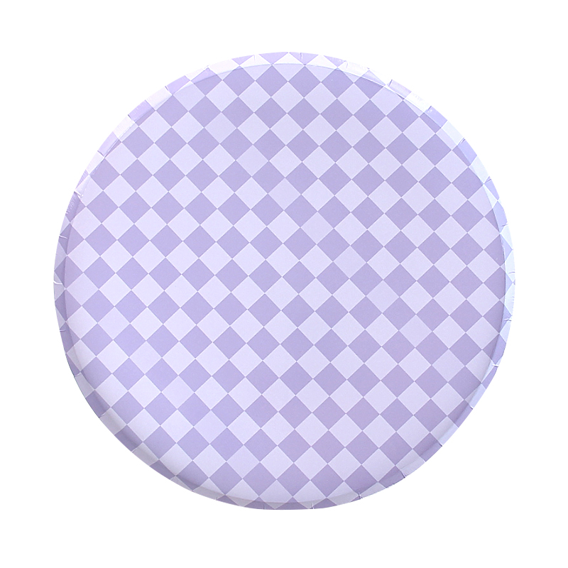 Morado, 8 platos de 9 pulgadas