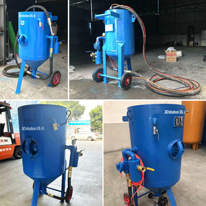 Sanayi manuel pas kaldırma kuru ıslak kumlama makinesi tozsuz kum Blaster kumlama tankı ekipmanları - Product Image 5