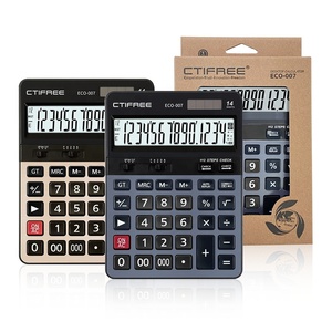 Fabrik preis 14-stelliges elektronisches Display mit großem Display CTIFREE Office ECO-007 Plastic Business Check Korrektes Office-Tool - Product Image 5