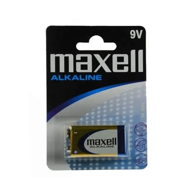 Maxell 6LR61 piles alcalines 9Volt Blister 1 6LR61 piles primaires 9V Pile Baterias Pilas alcalinité Bettery