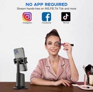 360 Smart AI Face Tracking Tripod Rechargeable Auto <strong>Following</strong> Mobile Gimbal Stabilizer Phone Holder for Vlog Live Streaming - Product Image 4
