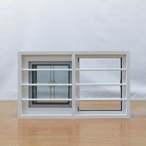 Design cinese finestra di vetro scorrevole in lega di alluminio con struttura in acciaio inossidabile rete per schermo a prova di vento modello di apertura orizzontale - Product Image 4