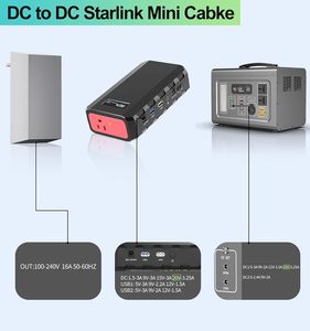 คุณภาพสูงสำหรับ starlink MINI DC สายไฟตัวผู้ไปยัง18AWG ทดแทนสำหรับ starlink MINI DC Power CABLE 2M 3M 5M - Product Image 6