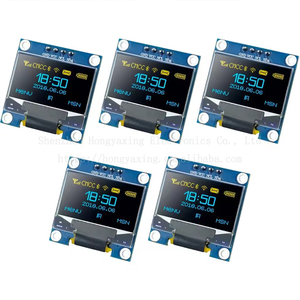 0,96 "Zoll OLED-Bildschirm modul I2C IIC 128x64 SS - D - 1306 3,3 V-5V Blau/Blau Gelb/Weiß für Arduino ESP32 ESP8266