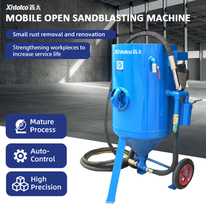 Sanayi manuel pas kaldırma kuru ıslak kumlama makinesi tozsuz kum Blaster kumlama tankı ekipmanları - Product Image 2
