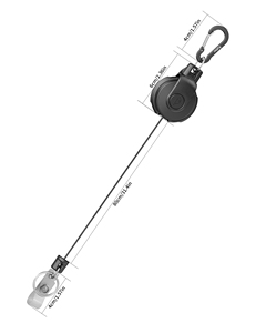 Logo personalizzato Heavy Duty Badge Reel scalabile con Badge roll rotazione libera portachiavi accessori infermiere distintivo bobine all'ingrosso - Product Image 3