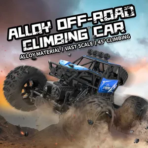 JJRC Q145 Радиоуправляемый гусеничный катер 4WD Радиоуправляемый автомобиль из сплава для скалолазания 2,4 ГГц дистанционное управление транспортным средством 1:16 вездеход внедорожник RTR - Product Image 2