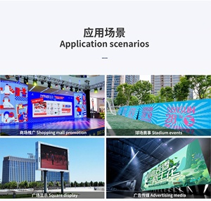 Ngoài trời Màn hình LED diaply P6 P8 P10 cố định bên ngoài bức tường Video hiển thị Đăng Board signage quảng cáo Màn hình LED - Product Image 4