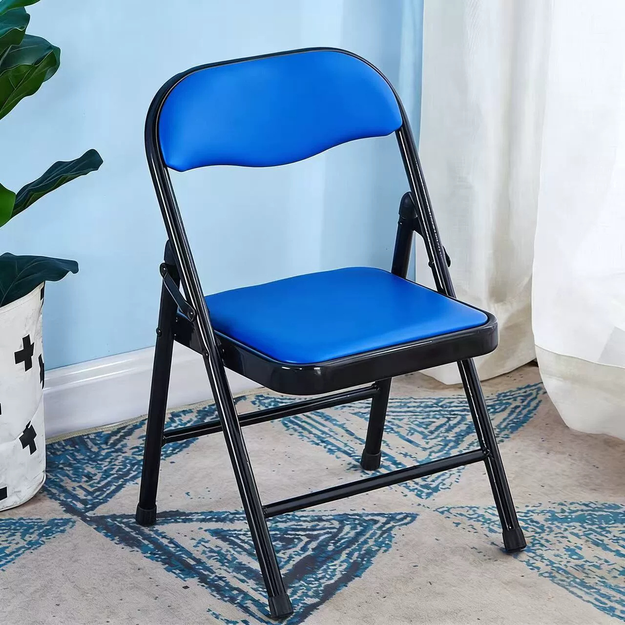 Black frame, blue (double-layered foam)
