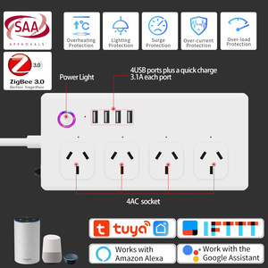 US UK BR Type Power <strong>Socket</strong> Plug <strong>Sockets</strong> and Switches Electrical <strong>10A</strong> Wifi Plug Zigbee Smart <strong>Socket</strong> Stripe - Product Image 2