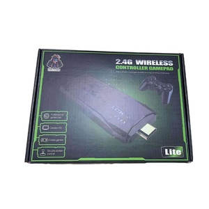 Fabrika kaynağı taşınabilir 64G aile TV Video oyunu konsolu iki kablosuz el kontrolörleri Retro Arcade konsol oyunları - Product Image 3