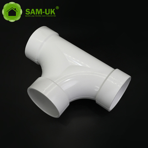 Fabricação de fábrica, material ecológico personalizado, acessórios para tubos de plástico e pvc, em T de limpeza de 2 vias - Product Image 2