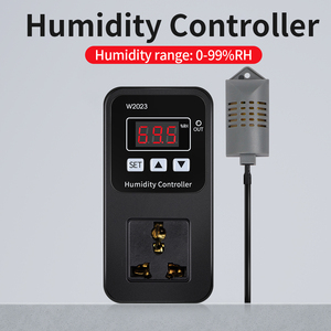 Interruptor de controlador de humedad inteligente W2023, termostato de 110V y 220V, dispositivo de detección de humedad con sonda de Sensor para almacenamiento de invernadero - Product Image 2