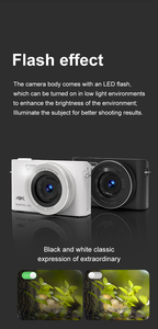 2024 Newest 3.0inch IPS Touch Screen R4 Digital <strong>Camera</strong> 1500mah Battery 64MP Auto Focus 4K Photo Video CCD <strong>Camera</strong> for Student - Product Image 5