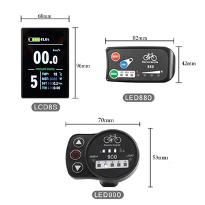 KT-LCD8S電動自転車キット用LCDディスプレイ電動自転車変換キットディスプレイ電動自転車部品アクセサリーディスプレイ - Product Image 4