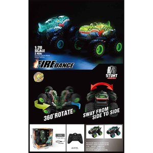 2.4G 4 kanal 1/20 PVC kabuk Stunt dans RC yarış arabaları RC oyuncaklar RC arabalar ile ışık - Product Image 6