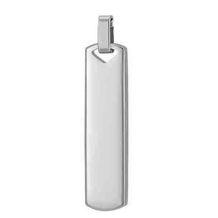 Steel-colored pendant