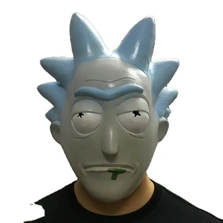 Rick und Morty Latex Party Masken, Cosplay Party Maske, Superhelden Party Maske Sex Party Maske Maske LED Party