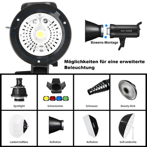 Godox SK400IIV SK400II-V 2.4G X系统专业紧凑型相机闪光灯摄影工作室闪光灯 - Product Image 3