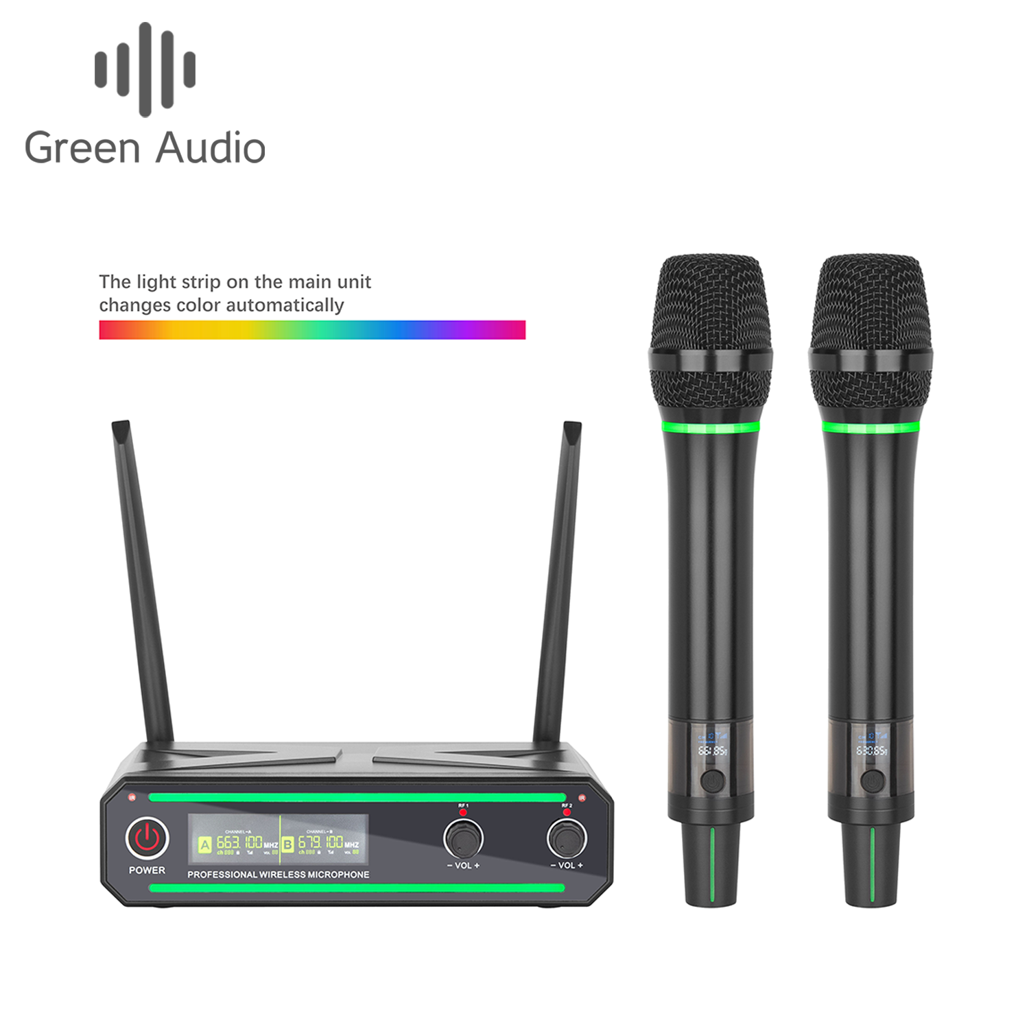 Micrófono Dual Negro