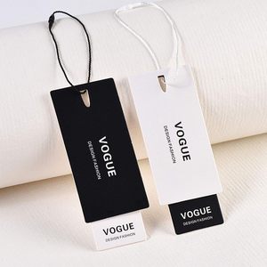Etiqueta colgante blanca Cuerda de nylon Pin de bloqueo a presión Sujetador de bucle Corbatas de gancho para etiquetas de ropa - Product Image 4