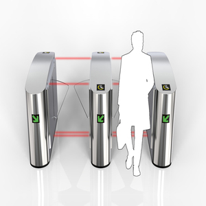 Barrera de acceso de alta seguridad con reconocimiento facial para bancos y parques, control de acceso con huella dactilar - Product Image 4