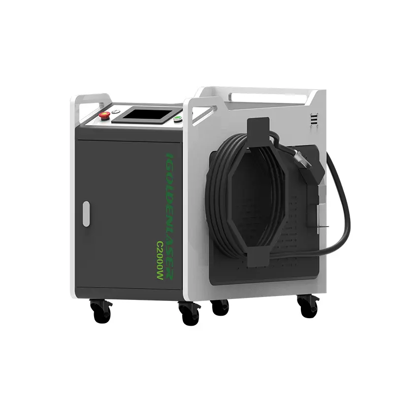 Hochwirksame 3000 w laser-Reinigungsmaschine handgeführte Laser-Reinigungsmaschine für die Rostentfernung