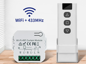 Modulo interruttore a distanza per tenda intelligente con tapparella elettrica a 5 canali Alexa Tuya WiFi 433MHz - Product Image 5
