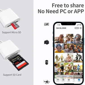 Apple USBC Multiport adaptörü için tavsiye yüksek hızlı veri iletimi kart okuyucu cep telefonu Sd kart ve Tf kart okuyucu - Product Image 2