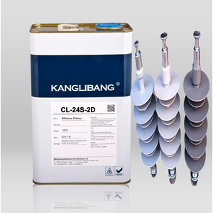 Kanglibang HTV透明硅凝胶基硅橡胶材料底漆与金属钢芯硅酮粘合剂 - Product Image 3