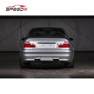 For <strong>BMW</strong> <strong>E46</strong> Upgrade M3 Front Bumper Body <strong>Kit</strong> with Front Bumper Grille Fog Light
