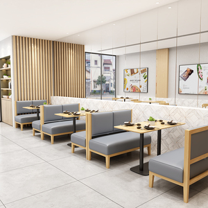 Nhà Hàng Đồ Nội Thất Bao Gồm Khách Sạn Trung Tâm Mua Bàn Ăn Ghế Bộ Cà Phê Phương Tây Nhà Hàng Ghế Sofa Gian Hàng Bàn Ăn Ghế - Product Image 3