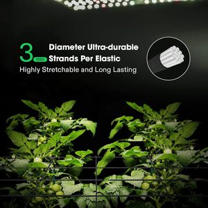 Tenda da coltivazione per interni 2x2 3x3 4x4 5x5 piedi con sistema di impianti a Scrog per ganci in metallo resistente realizzato in poliestere resistente - Product Image 4