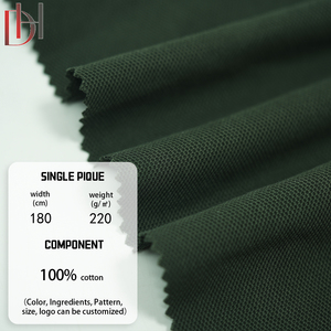 Tejido de Camiseta Acanalado Impermeable 100% Algodón Orgánico Directo de Fábrica, Hilo Cardado Peinado 220gsm, Peso Medio Personalizable - Product Image 6