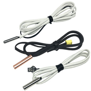 Sensor de temperatura personalizado de alta calidad de fábrica Ntc 2,7 K Ohm Ntc Sensor de descongelación Sensor de temperatura de cabeza de cobre - Product Image 6