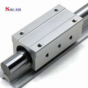 Round <strong>Linear</strong> <strong>Guide</strong> <strong>Rail</strong> &amp; <strong>Block</strong> - Length 140mm-6000mm | Corrosion Resistant | Liner Bearing