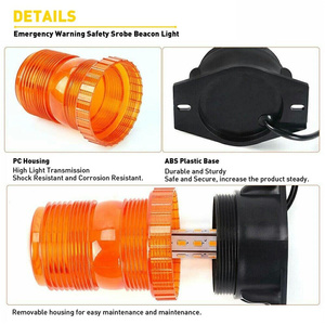 ไฟสัญญาณสีเหลืองอำพันแบบหมุนได้9-90แรงดันไฟฟ้า - Product Image 3