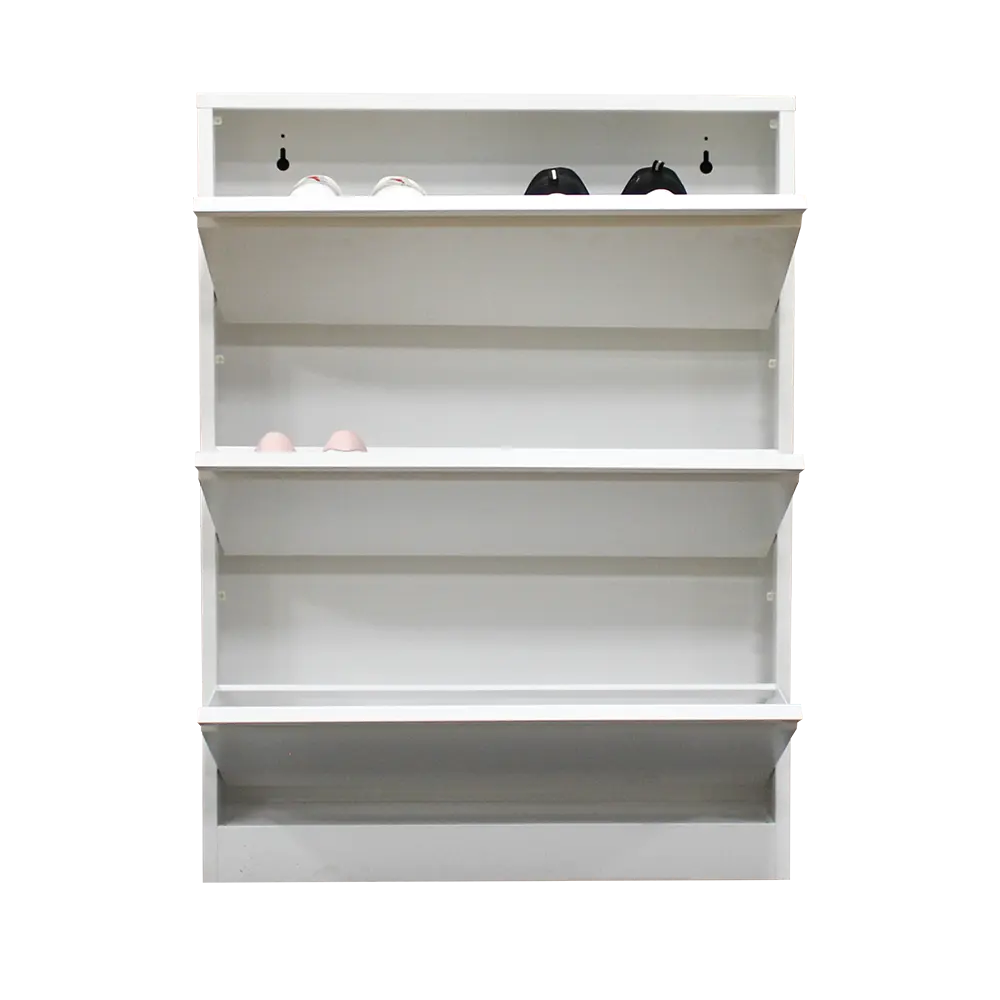 Living Room Furniture Steel Shoe Stand Rotating Pull Out Shoe Storage Organizer Cabinet Rack