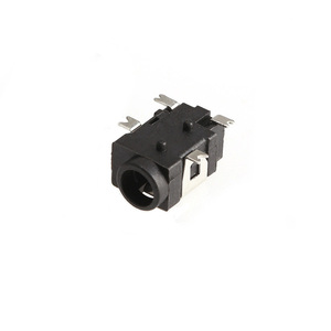 DC-031A DC電源ジャック4ピンSMT1.3MMメスDCソケットコネクタ (カラム付き) - Product Image 1