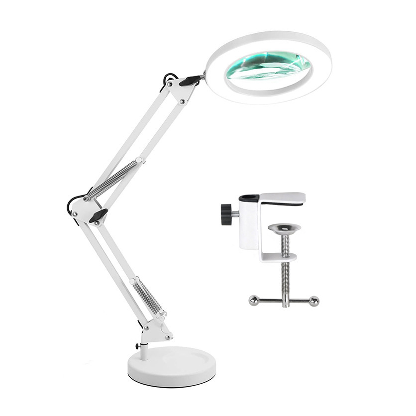 19 white appearance-dimming color-iron clamp-190 round base